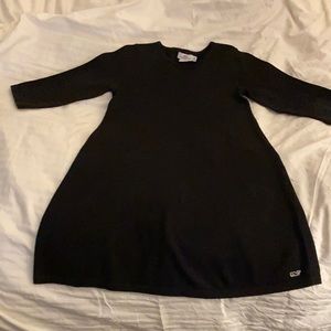 Vineyard Vines Black Sweater Dress, size 10-12